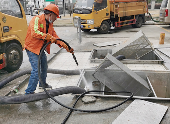 灞桥隔油池清理